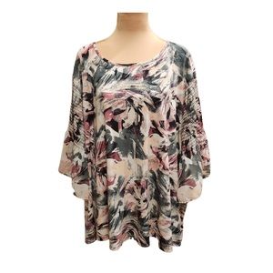 Cato Est. 1946 Pink and Green Blouse 
26/28W